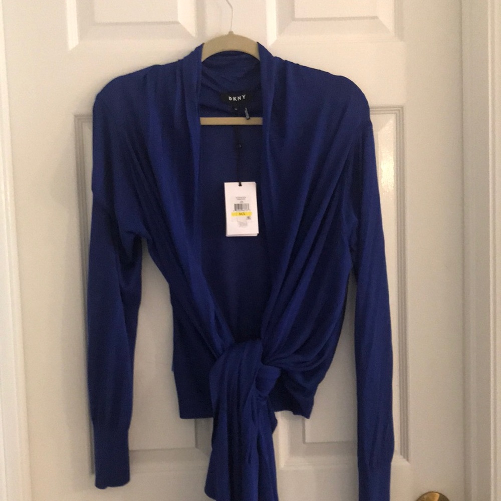 DKNY versatile cobalt blue jacket